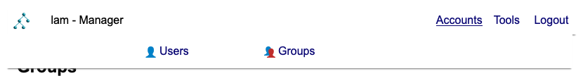 LAM users and groups